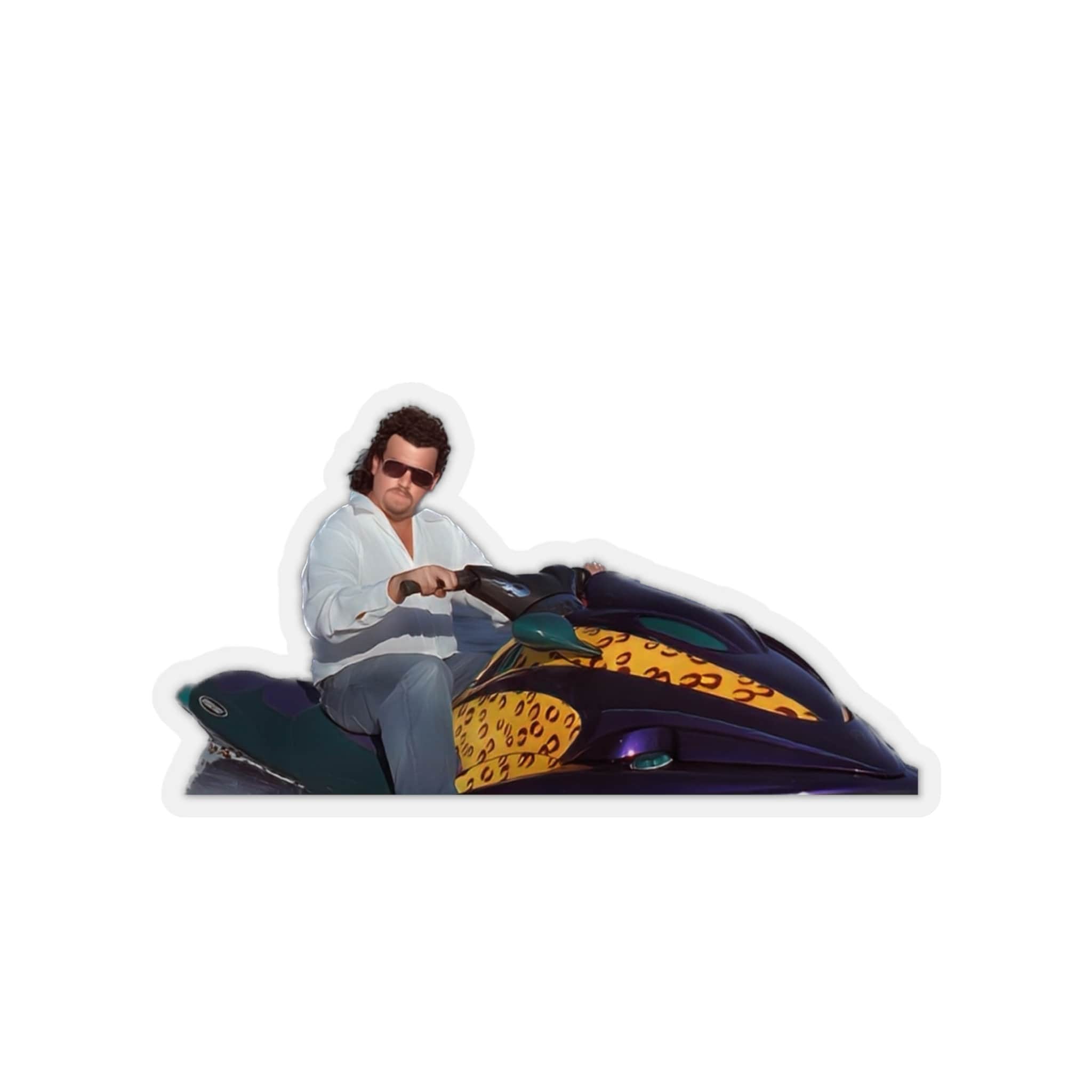 Funny Kenny Powers Jet Ski Sticker, Eastbound and Down Sticker, Eastbound and Down Etsy