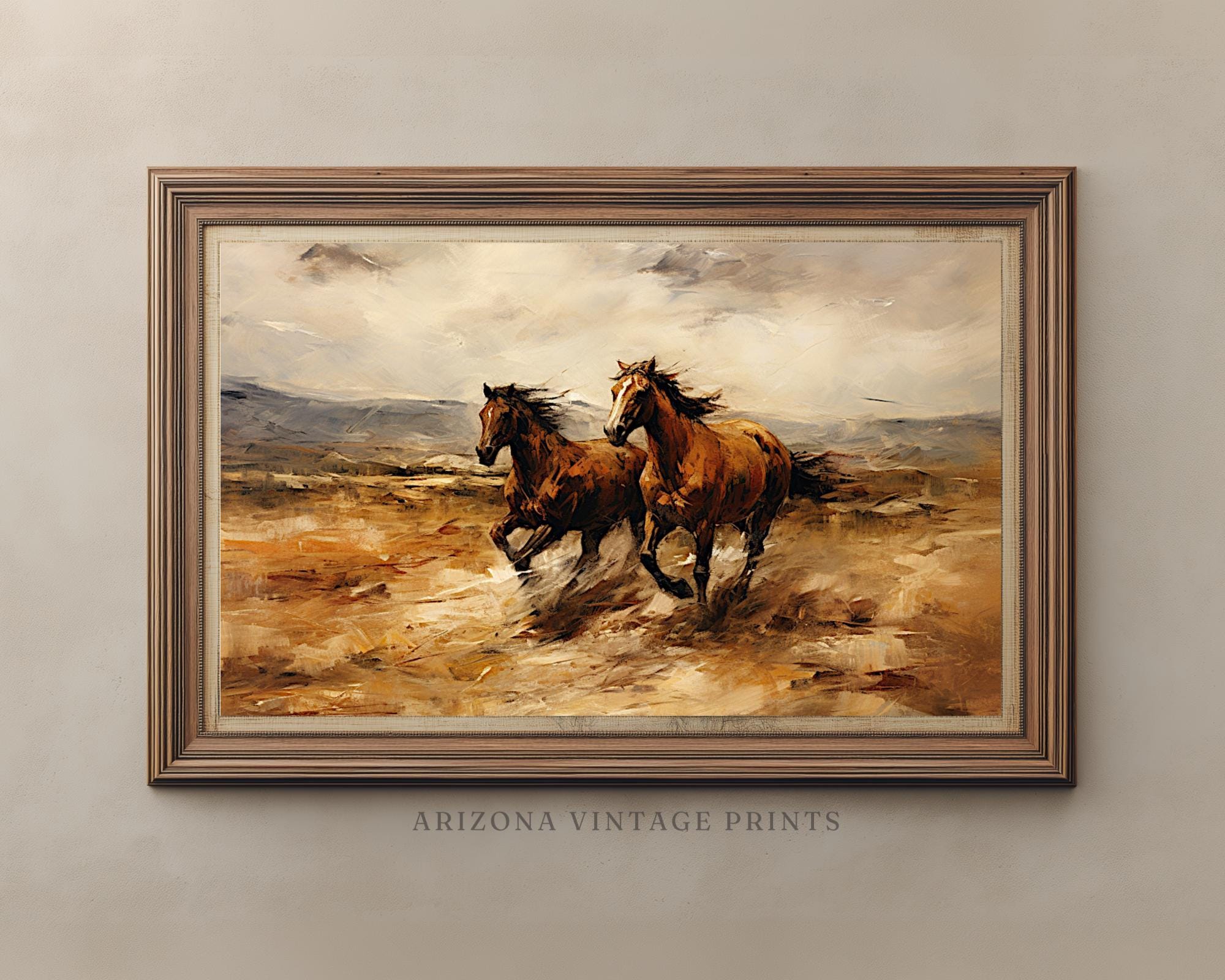 Dust & Thunder: Wild Horse Duo in the American West | Vintage John