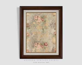 PRINTABLE Antique French Tapestry | Vintage Textile Wall Art | Digital Download - TP008