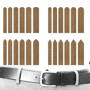 Belt Ends Template Etsy