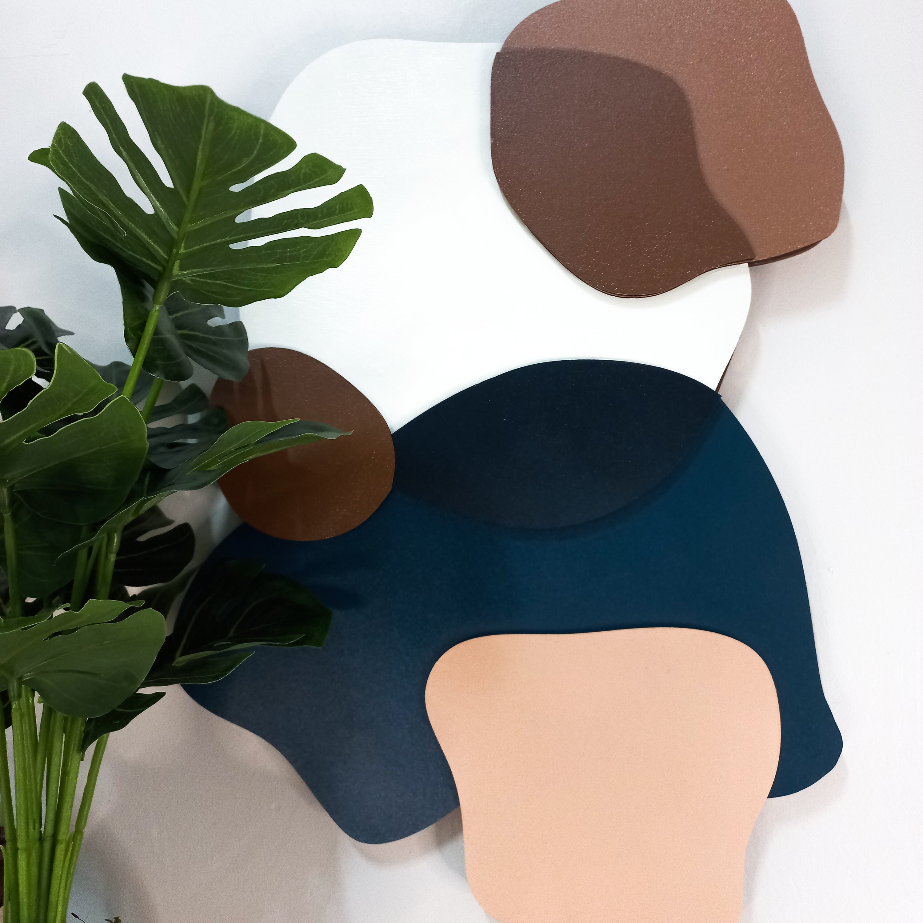 3d Wood Wall Art, Layered Wooden Decor, Colorful Wall Decor, Geometric