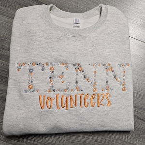 Floral tennessee vols sweatshirt