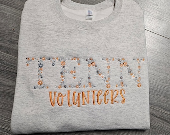 Floral tennessee vols sweatshirt
