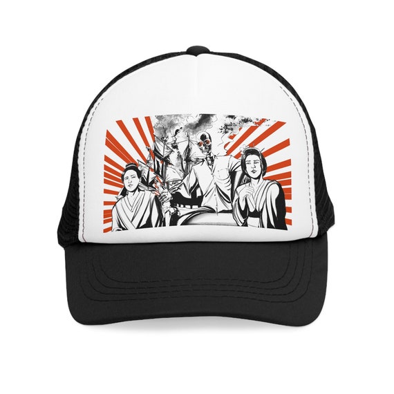 Skeleton Pirate Mesh Cap CUSTOM TRUCKER Hats // Unbeatable Quality