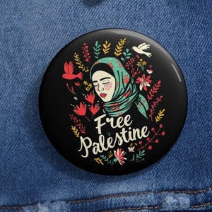 Free Palestine Pin, Palästina Pin, Support Gaza Pin, Frieden in Palästina Pin, Human Right Pin, Demonstrant Pin, Support Gaza Pin, Naher Osten