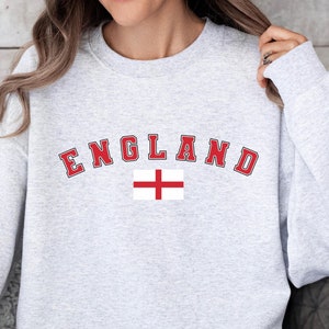 England Sweatshirt, England Sweater, Anglo Crewneck Pullover, England Shirt, England Gift, English Flag, Travel Souvenir, England Hoodie
