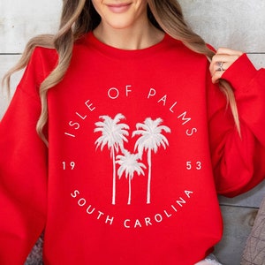 Isle of Palms Sweatshirt, Isle of Palms Sweater, Isle of Palms Hoodie, Isle of Palms Hooded Sweater, South Carolina Trip Souvenir, SC Trip