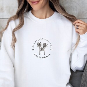 Carmel-By-The-Sea Sweater, Carmel-By-The-Sea Sweatshirt, Carmel California Shirt, Travel Souvenir, CA Sweater, Coastal Gift, West Coast Tee bild 2
