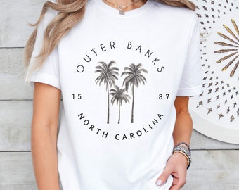 Outer Banks T-Shirt, Outer Banks Shirt, North Carolina Tee, Pogue Life Shirt, OBX Beach Top, Beach Lover Gift, NC Trip Souvenir