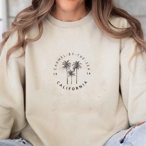 Carmel-By-The-Sea Sweater, Carmel-By-The-Sea Sweatshirt, Carmel California Shirt, Travel Souvenir, CA Sweater, Coastal Gift, West Coast Tee