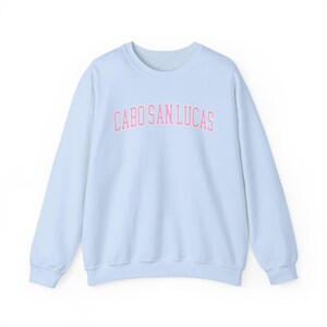 Cabo San Lucas Sweatshirt, Cute Shirt, Fem Mexico Crewneck, Coastal Pullover Sweater, Beach Gift, Vacation Souvenir, Bachelorette Sweatshirt