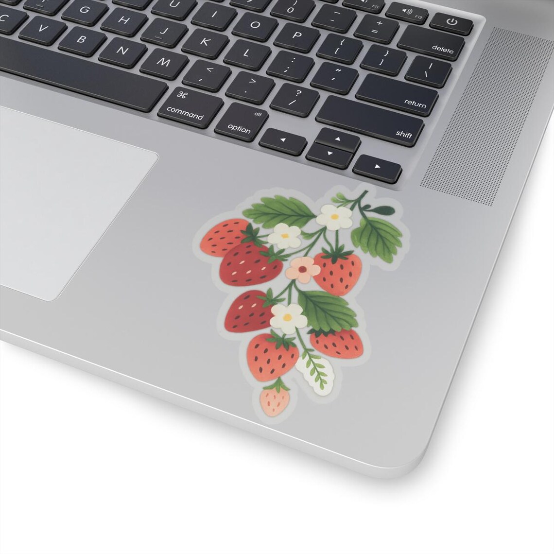 Strawberry Sticker, Cute Fruit Decals for Laptops, Water Bottles ...
