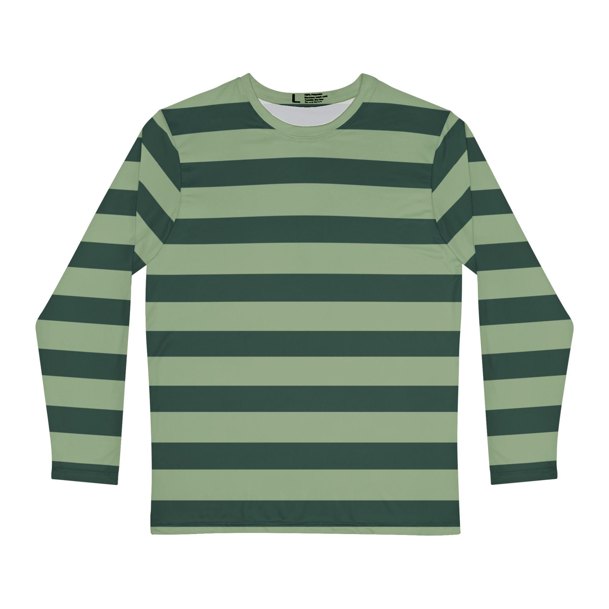 Green Stripe Long Sleeve Shirt - Etsy