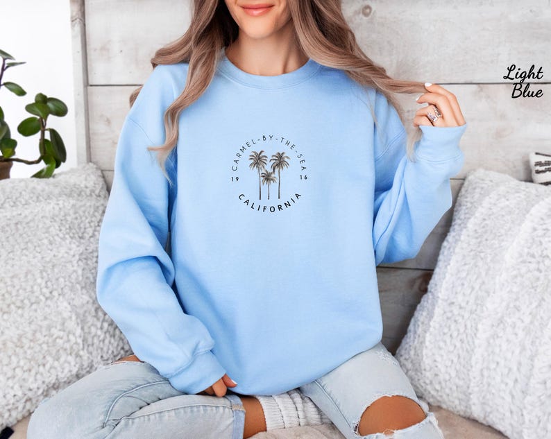 Carmel-By-The-Sea Sweater, Carmel-By-The-Sea Sweatshirt, Carmel California Shirt, Travel Souvenir, CA Sweater, Coastal Gift, West Coast Tee bild 5