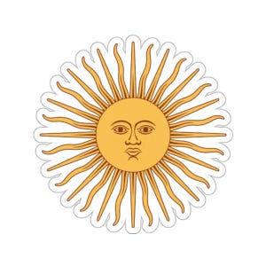 Argentina-klistermärke, argentinskt klistermärke, Buenos Aires-klistermärke, vinylklistermärke för laptop, klistermärke för vattenflaska, klistermärke för bilruta