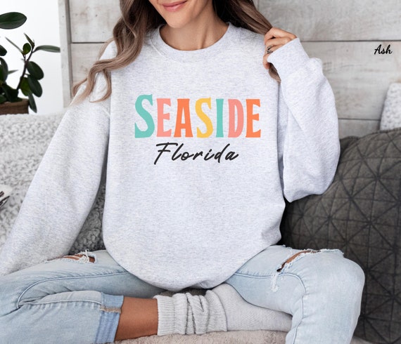 Seaside Florida Sweatshirt, Seaside FL Sweater, Florida Beach Crewneck, Florida State Sweater Pullover, Florida Souvenir, Seaside Shirt