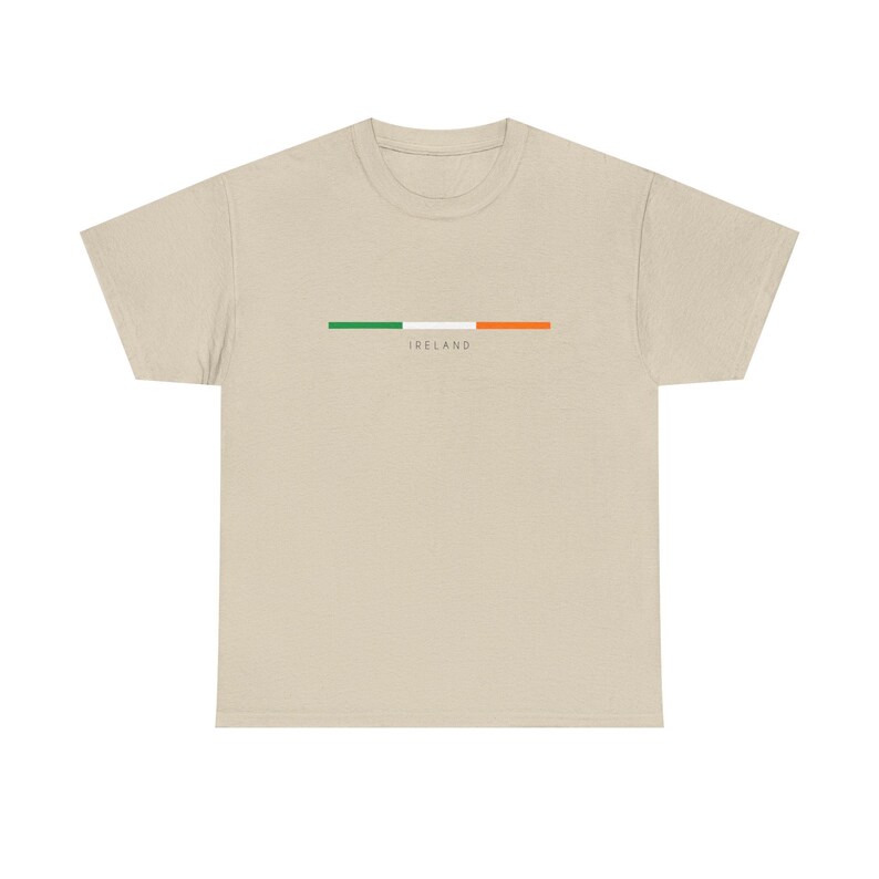 Ireland T-Shirt, Minimalist Irish Flag Tee, Irish Flag Gift, Irish Trip Shirt, Eire Fan Top, Europe Trip Tee, St. Patrick's Day Shirt image 3