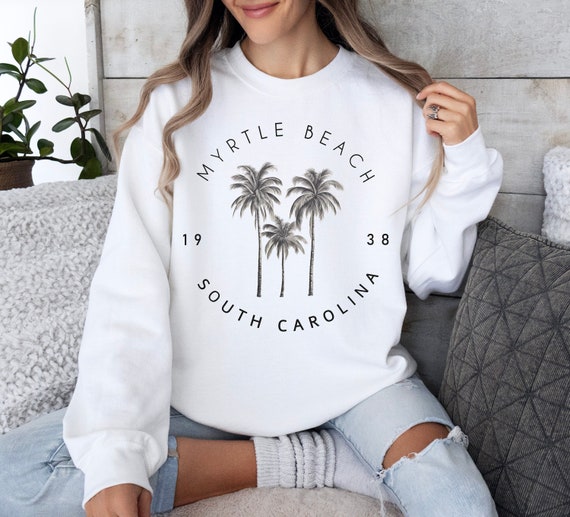Myrtle Beach Sweatshirt, Travel SC Sweater, Aesthetic College