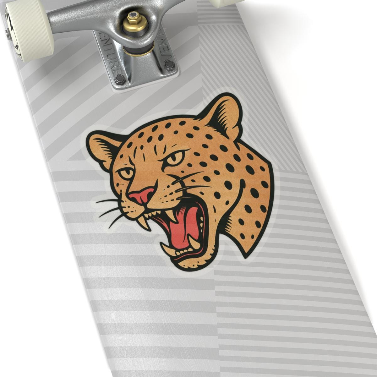 Cheetah Sticker, Neo-traditional Tattoo Cheetah Decal, Boho Big Cat ...