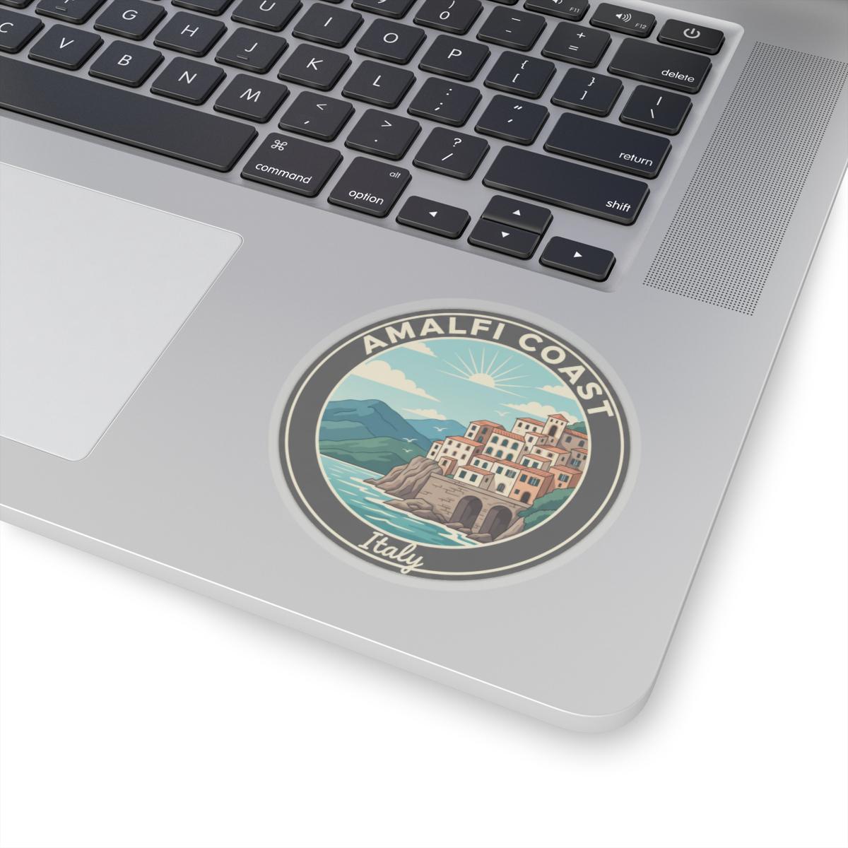 Italian Riviera Sticker Amalfi Coast Italy Sticker, Vintage Mediterranean Travel Decal, Coastal ...