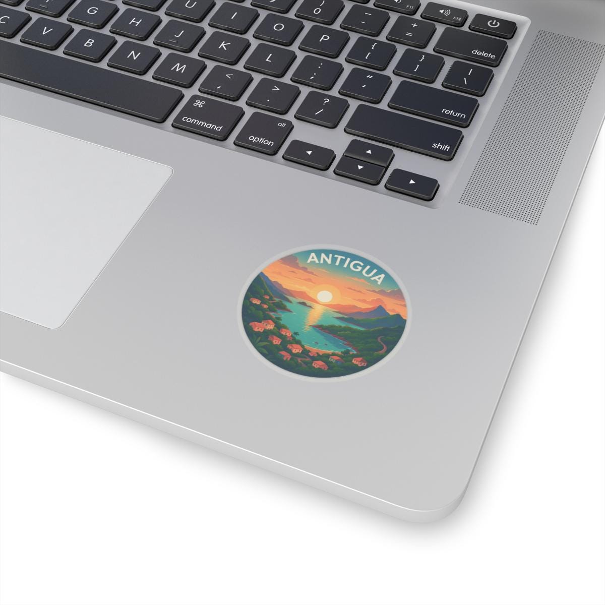 Antigua Sticker, Caribbean Island Decal, Travel Gift, Vinyl for Luggage ...