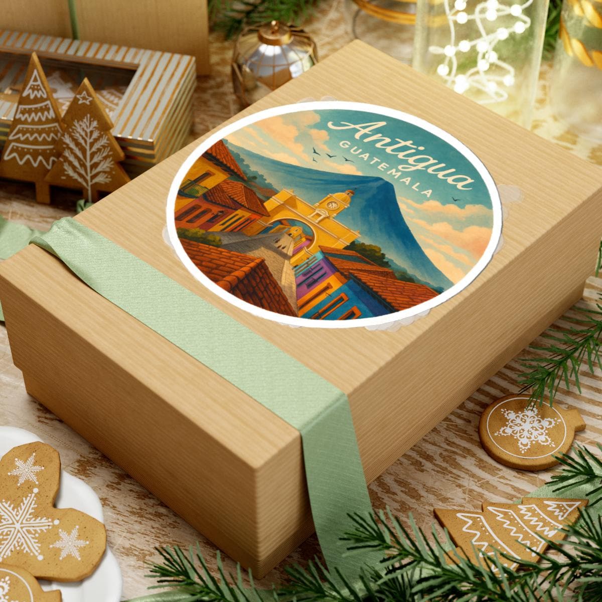 Antigua Guatemala Sticker, Vacation Travel Decal - Luggage, Laptop ...