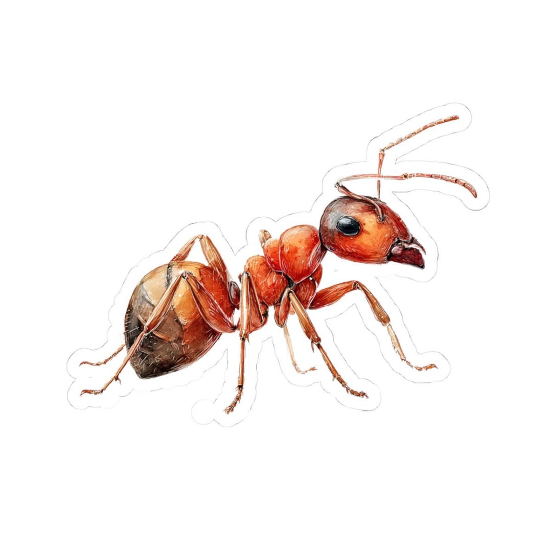 Ant Sticker, Tiny Insect Decal, Minimal Bug Illustration, Nature Lover ...