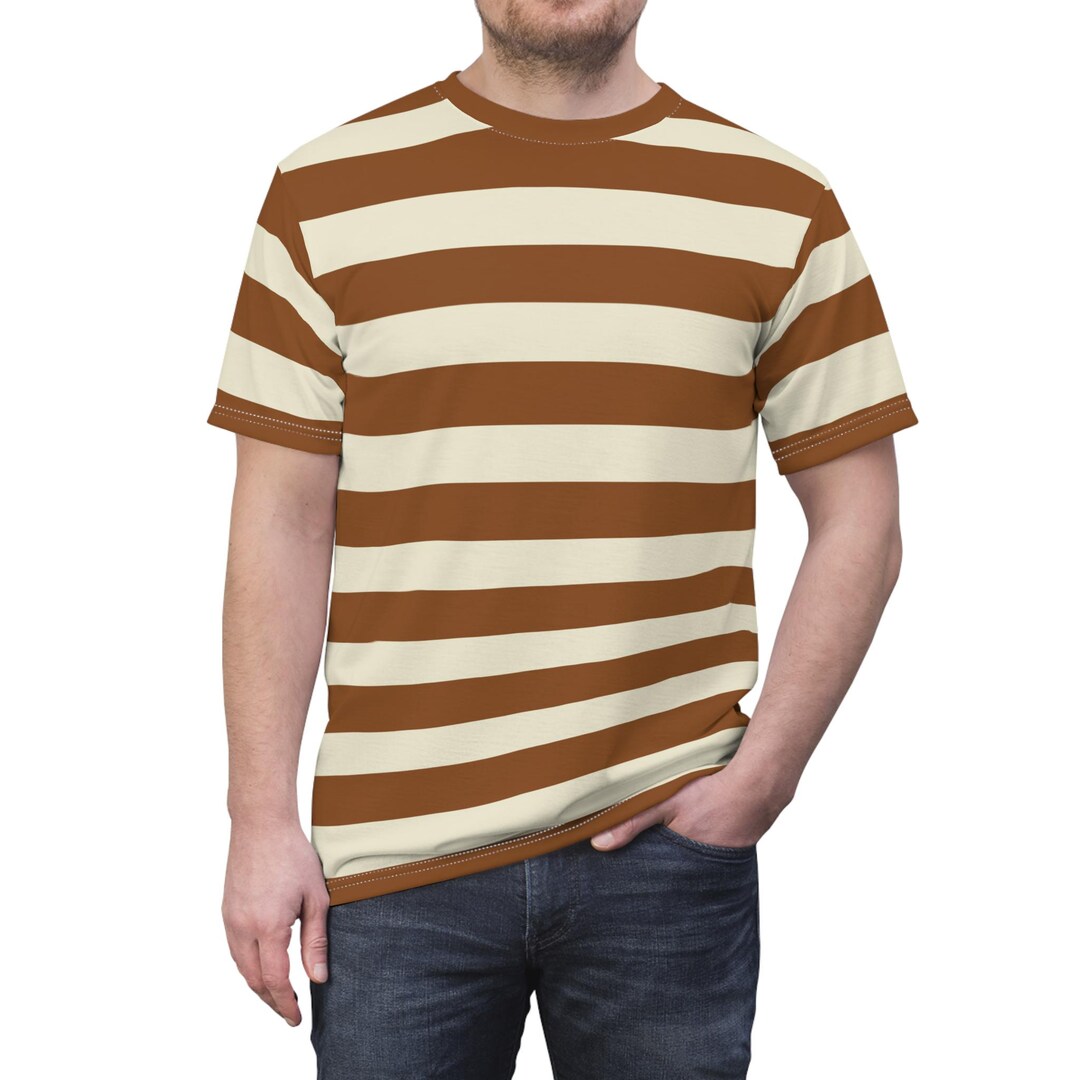 【値下げ】irojikake The Striped T-shirt BROWN 値下げ】irojikake The Striped T-shirt BROWN トップス