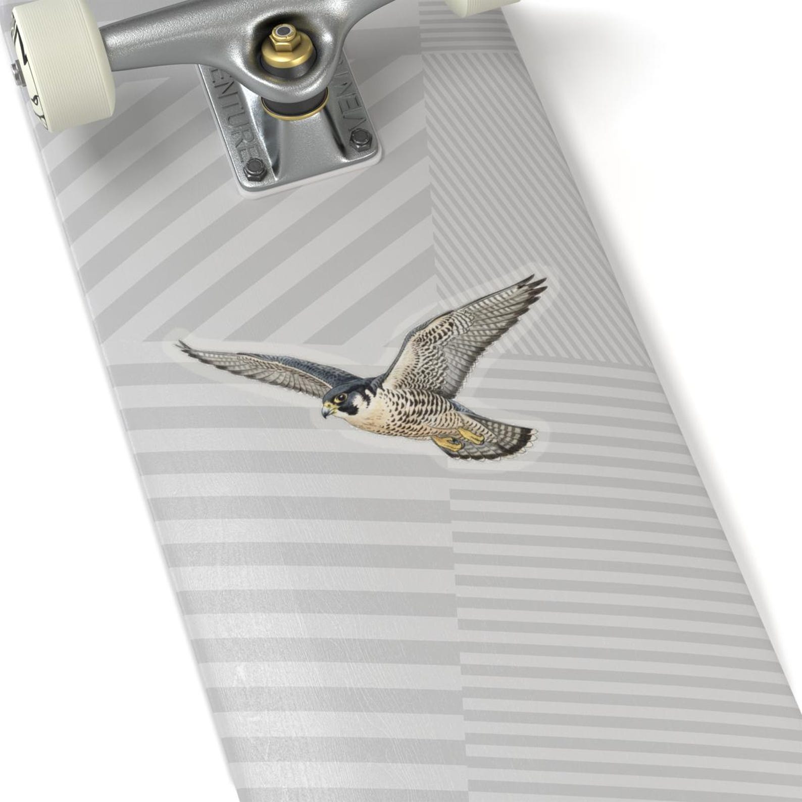 Peregrine Falcon Sticker, Flying Falcon Decal, | Kiss-cut Bird Stickers ...
