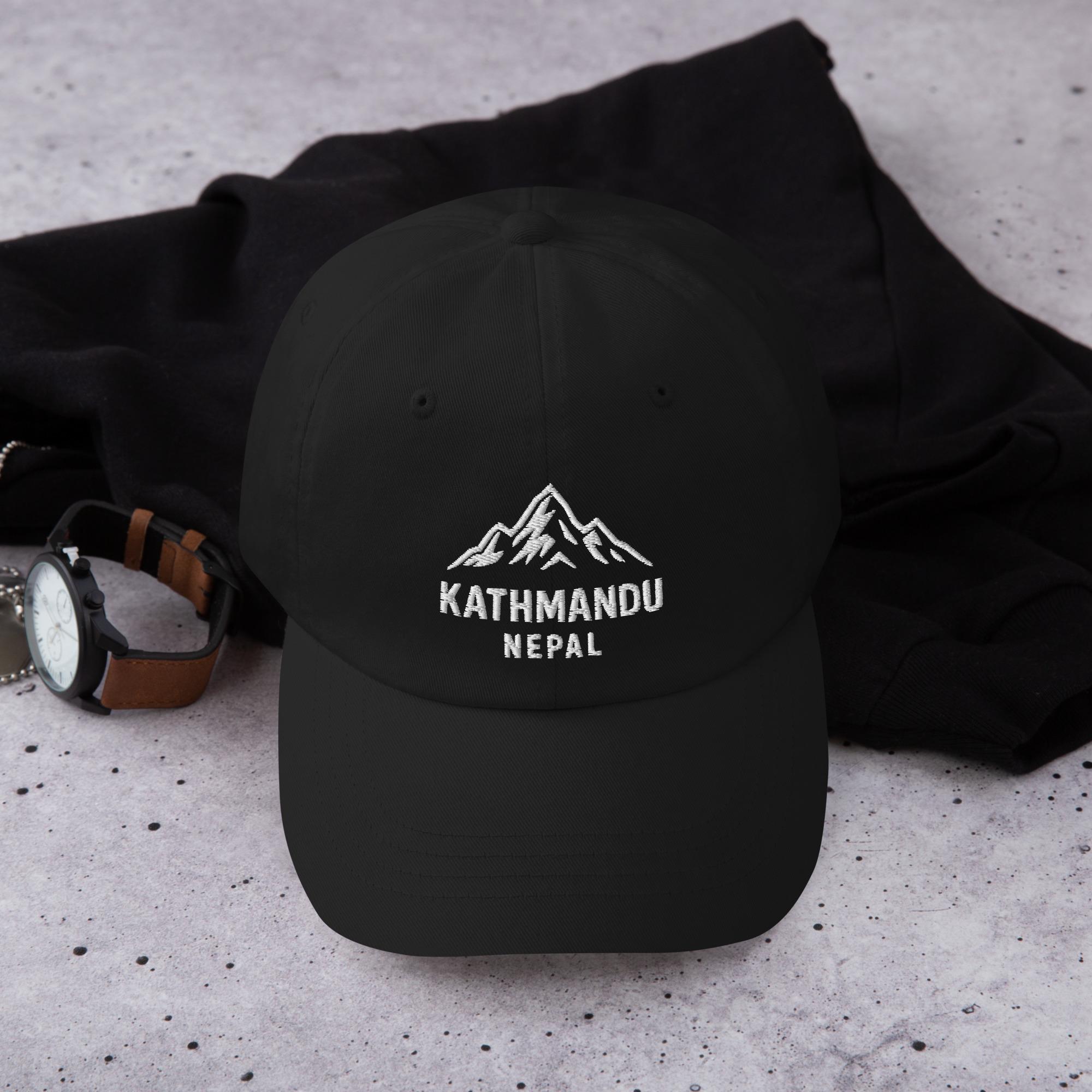 Kathmandu Nepal Hat, Nature Lover Cap, Outdoor Adventure Hat