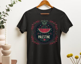 Palestine T-Shirt, Protest Shirt, Free Palestine Tee, Fruit Top, Watermelon Sweatshirt, Watermelon Shirt, Human Rights Sweater