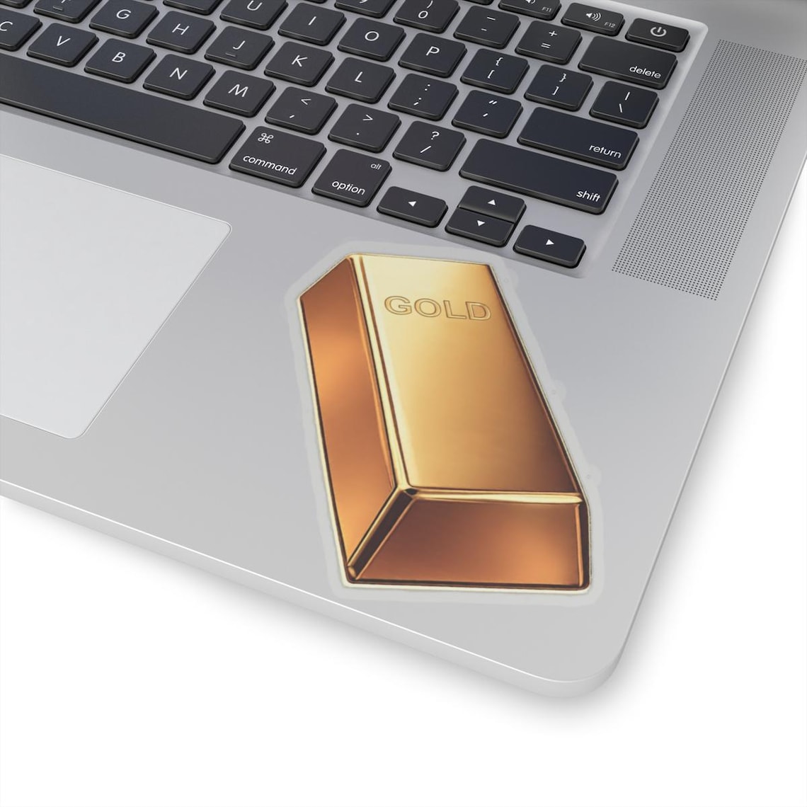 Activate Gold Sticker Gold Bar Sticker, Kiss-cut Vinyl Sticker, Metallic Nugget Decal, Gold ...