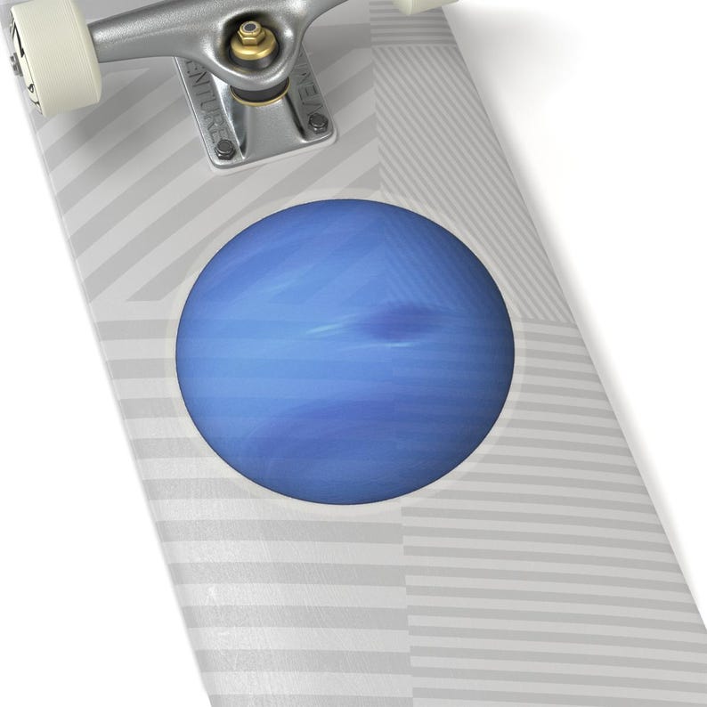 Neptune Sticker, Space Decor for Laptops, Journals, Water Bottles, Gift for Astronomers, Planet Decal, Gas Giant Art, Fun Birthday Gift image 5