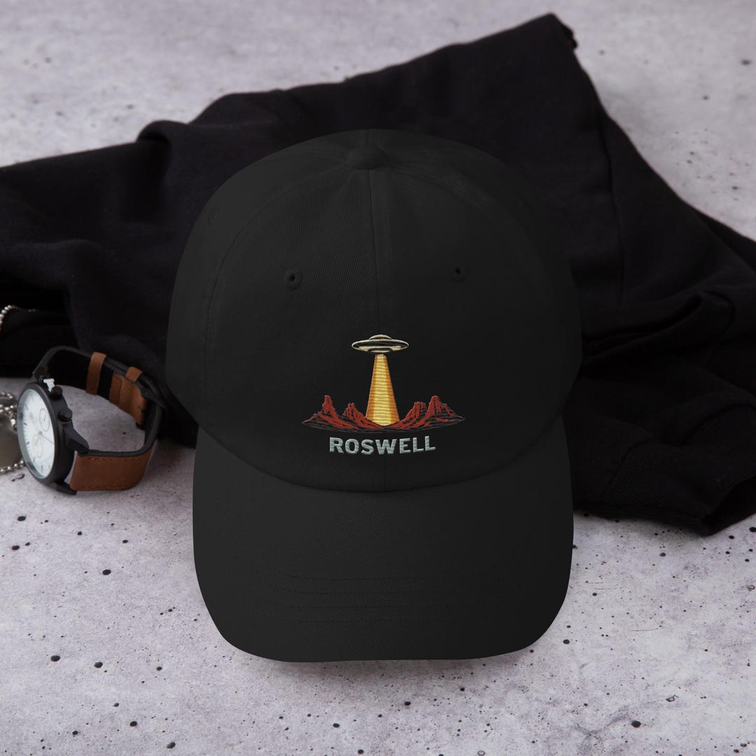 帽子 NOROLL UFO hat Roswell UFO Hat, Roswell NM Embroidered Cap, Rosewell Souvenir