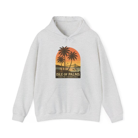 Isle of Palms Hoodie, South Carolina Beach Pullover, Charleston