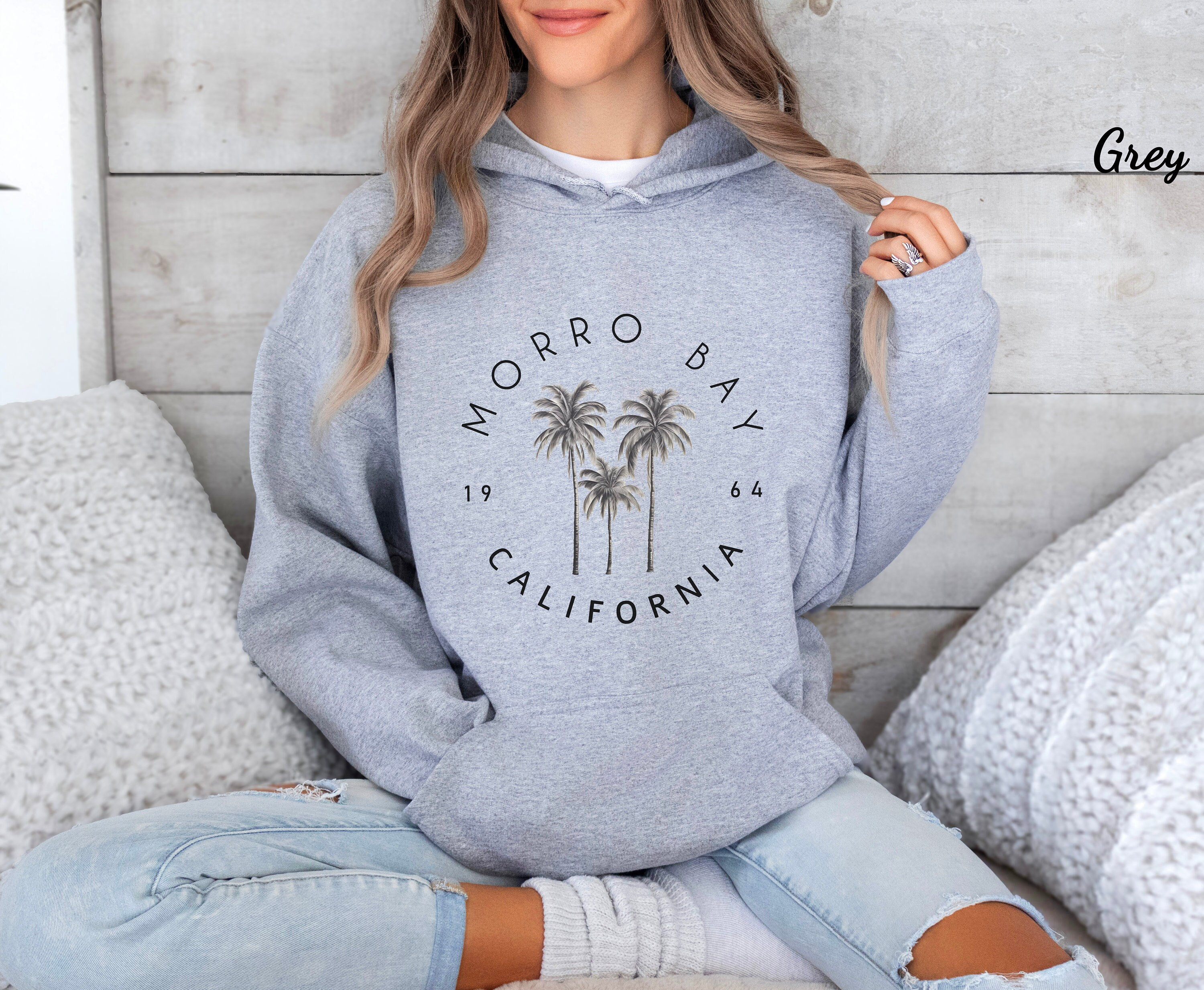Morro Bay Hoodie, Unisex California Hoodie, Morro Bay Sweatshirt
