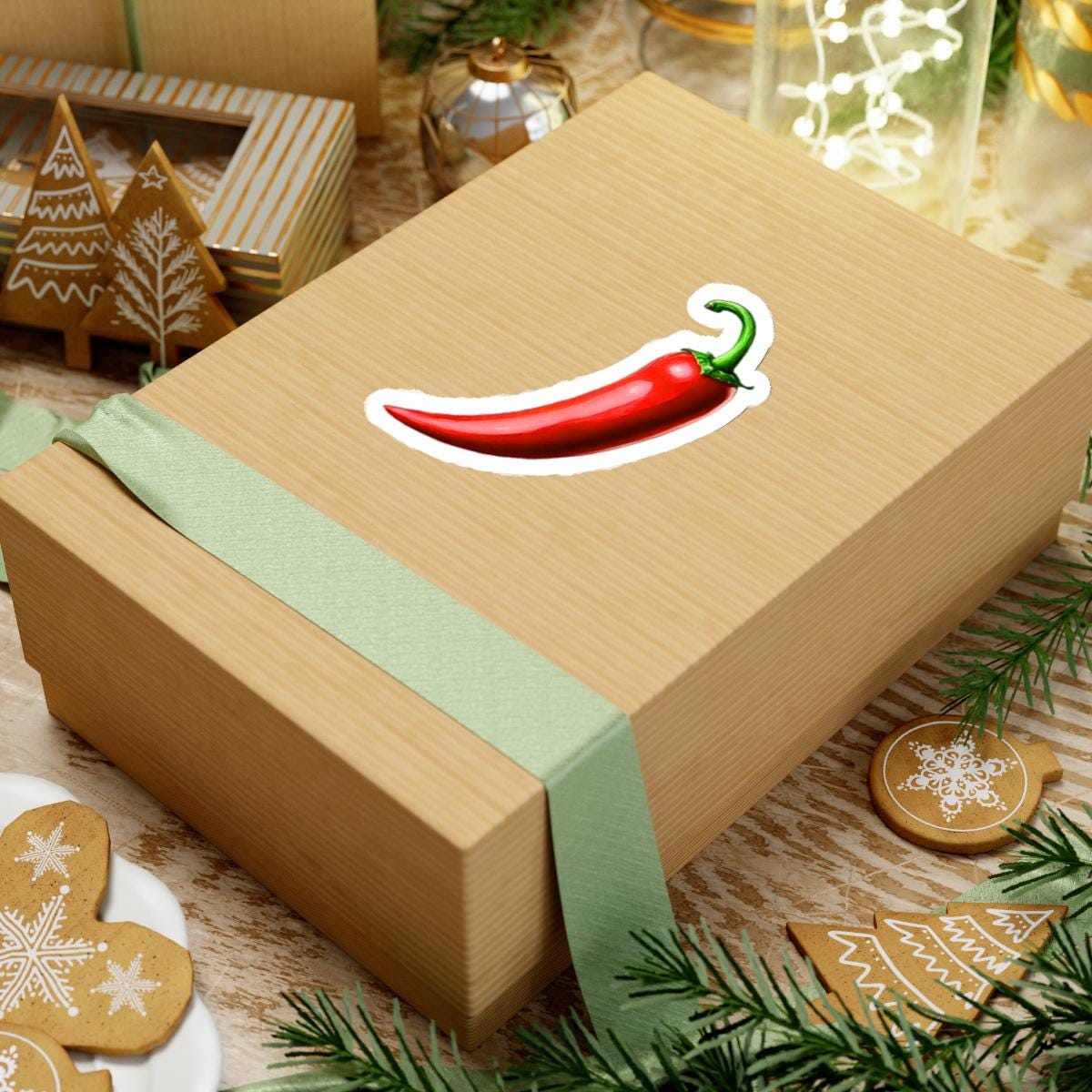 Chili Sticker, Hot Chili Sticker, Red Chili Sticker, Laptop Vinyl ...