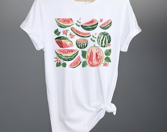 Watermelon Shirt Protest Shirt For Women Fruit Shirt Graphic Shirt Palestine Gardener Shirt Watermelon Tee Watermelon Palestine Colors Shirt