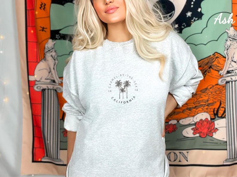 Carmel-By-The-Sea Sweater, Carmel-By-The-Sea Sweatshirt, Carmel California Shirt, Travel Souvenir, CA Sweater, Coastal Gift, West Coast Tee bild 3