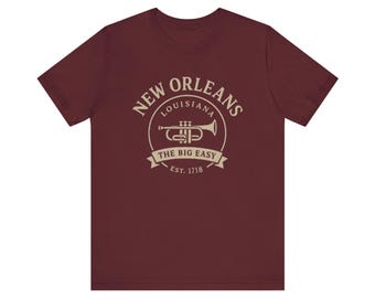 T-shirt New Orleans The Big Easy Est.1718 - Taille Homme M - Occasion Très Bon état