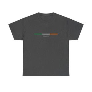 Ireland T-Shirt, Minimalist Irish Flag Tee, Irish Flag Gift, Irish Trip Shirt, Eire Fan Top, Europe Trip Tee, St. Patrick's Day Shirt image 4