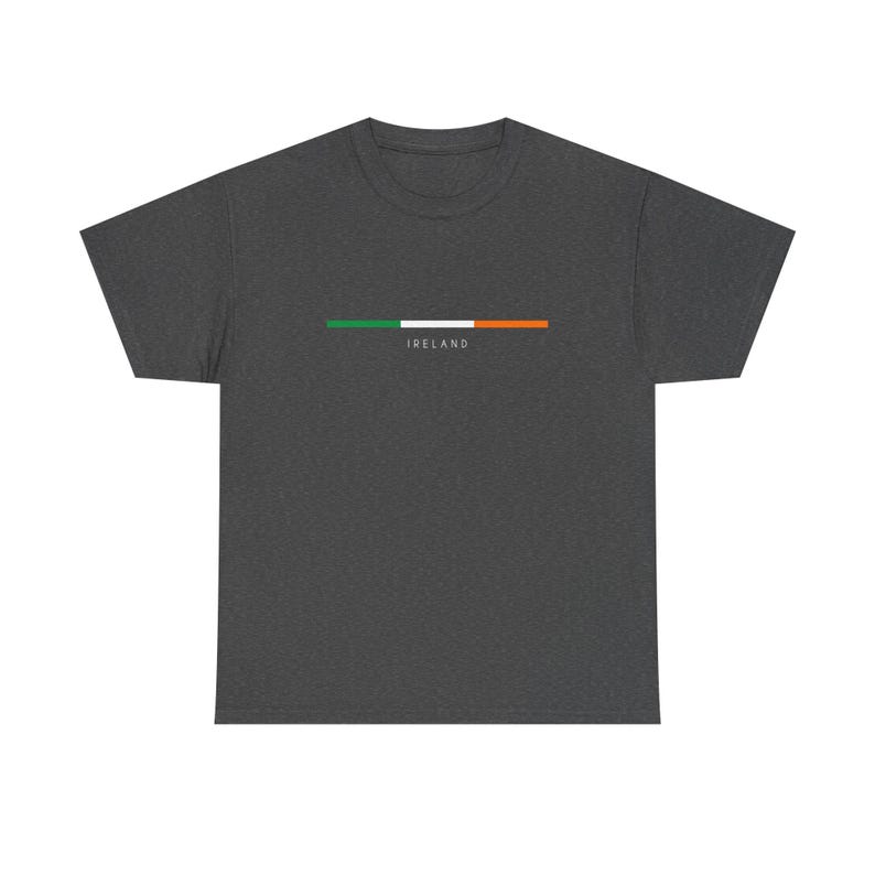 Ireland T-Shirt, Minimalist Irish Flag Tee, Irish Flag Gift, Irish Trip Shirt, Eire Fan Top, Europe Trip Tee, St. Patrick's Day Shirt image 4