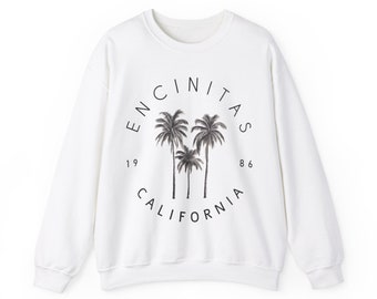Encinitas Sweatshirt, California Sweater, Surf City Pullover