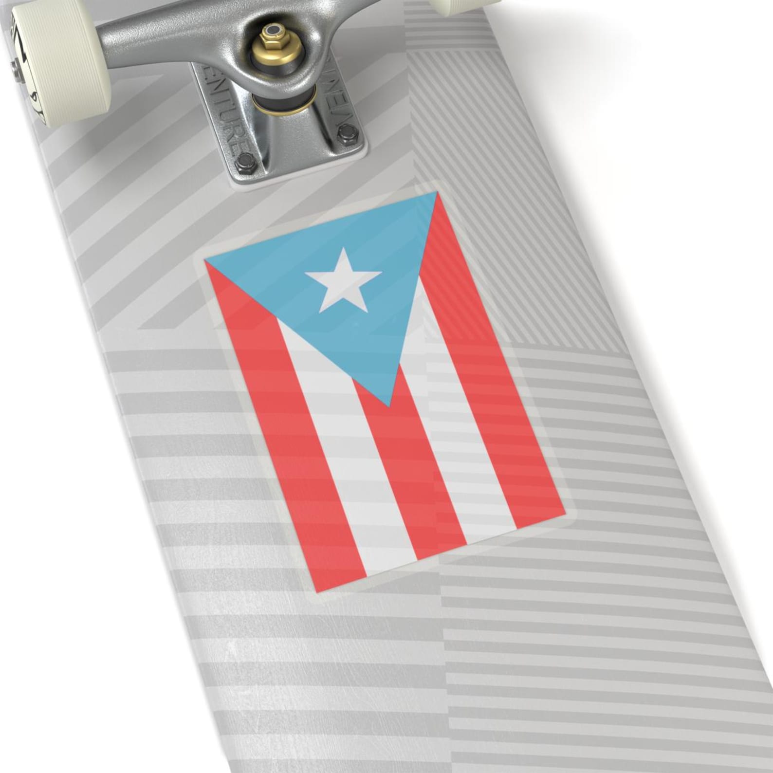 Puerto Rico Flag Sticker, Light Blue Version, Puerto Rican ...