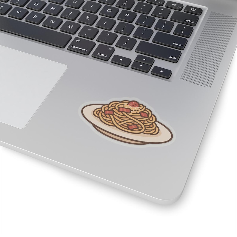 Pasta Sticker Real Spaghetti Sticker, Cute Pasta Vinyl Decal, Italian Food Lover Gift ...
