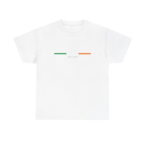 Ireland T-Shirt, Minimalist Irish Flag Tee, Irish Flag Gift, Irish Trip Shirt, Eire Fan Top, Europe Trip Tee, St. Patrick's Day Shirt