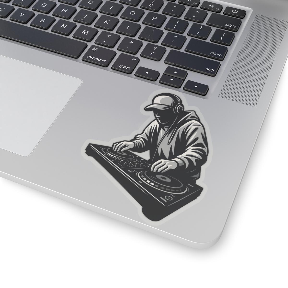 DJ Mixing Sticker, Turntables EDM Music Decal, Musician Art Vinyl for ...