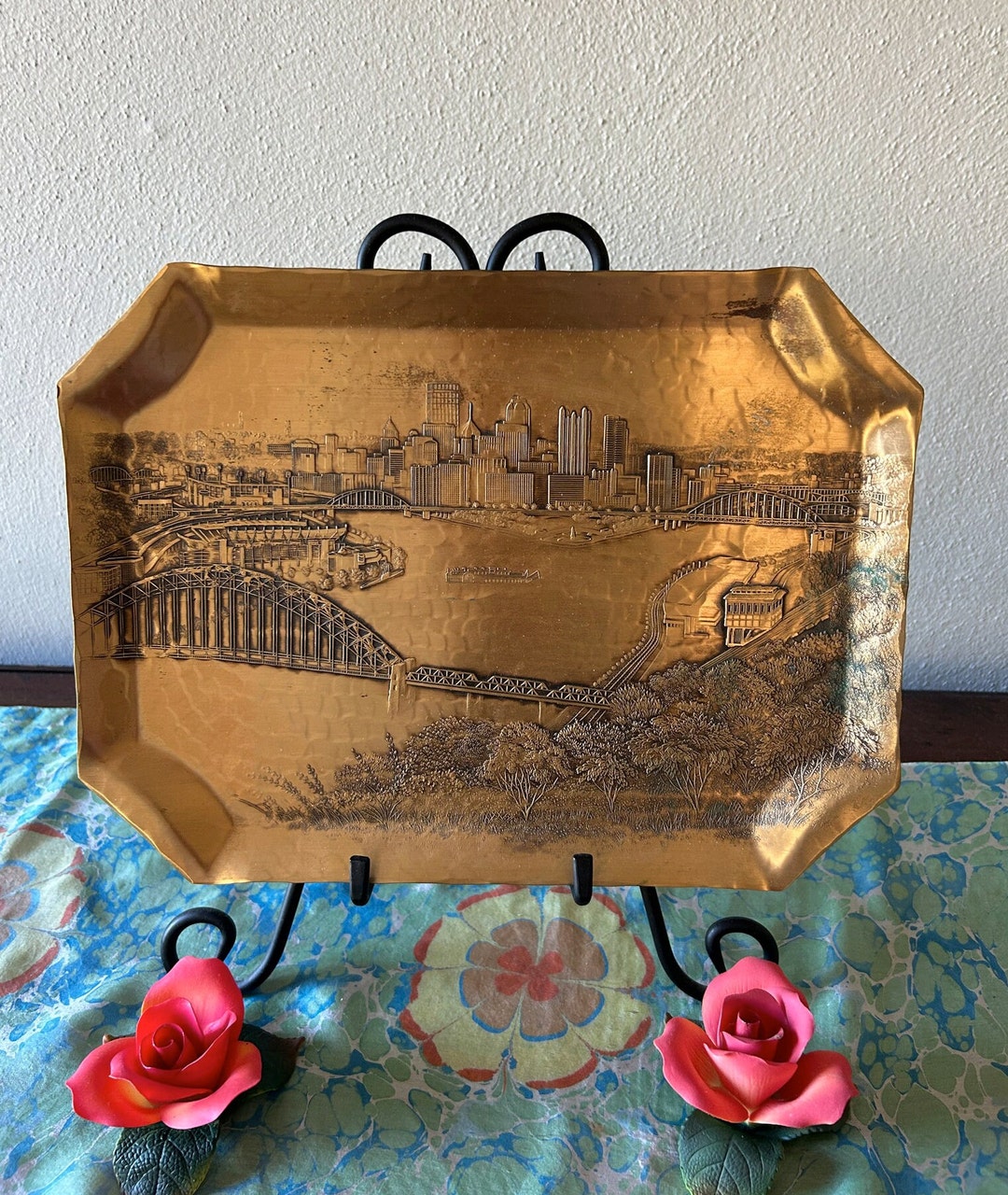 Vintage wendell august forge bronze handmade solid bronze pittsburgh