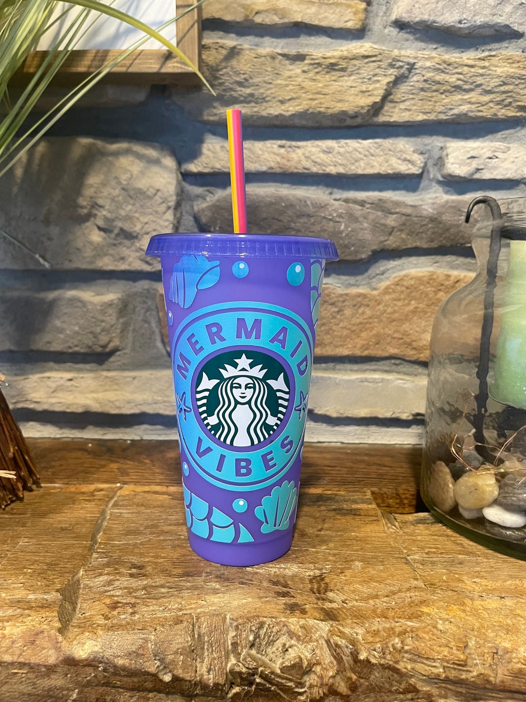 Starbucks Plastic Reusable Cold Cups Etsy