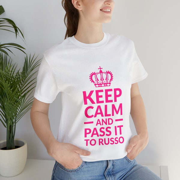 Keep Calm and Pass Me the Ball - Funny Royal Sports T Shirt
